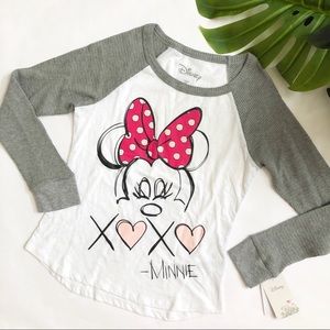 Disney Minnie Mouse Thermal Pajama Sleepwear Top
